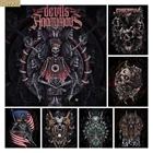 Алмазная 5D картина сделай сам, картина из страха, черепа, дьявола, готическое ремесло, Набор для вышивки крестиком Powerwolf, полная выкладка, декор для стен