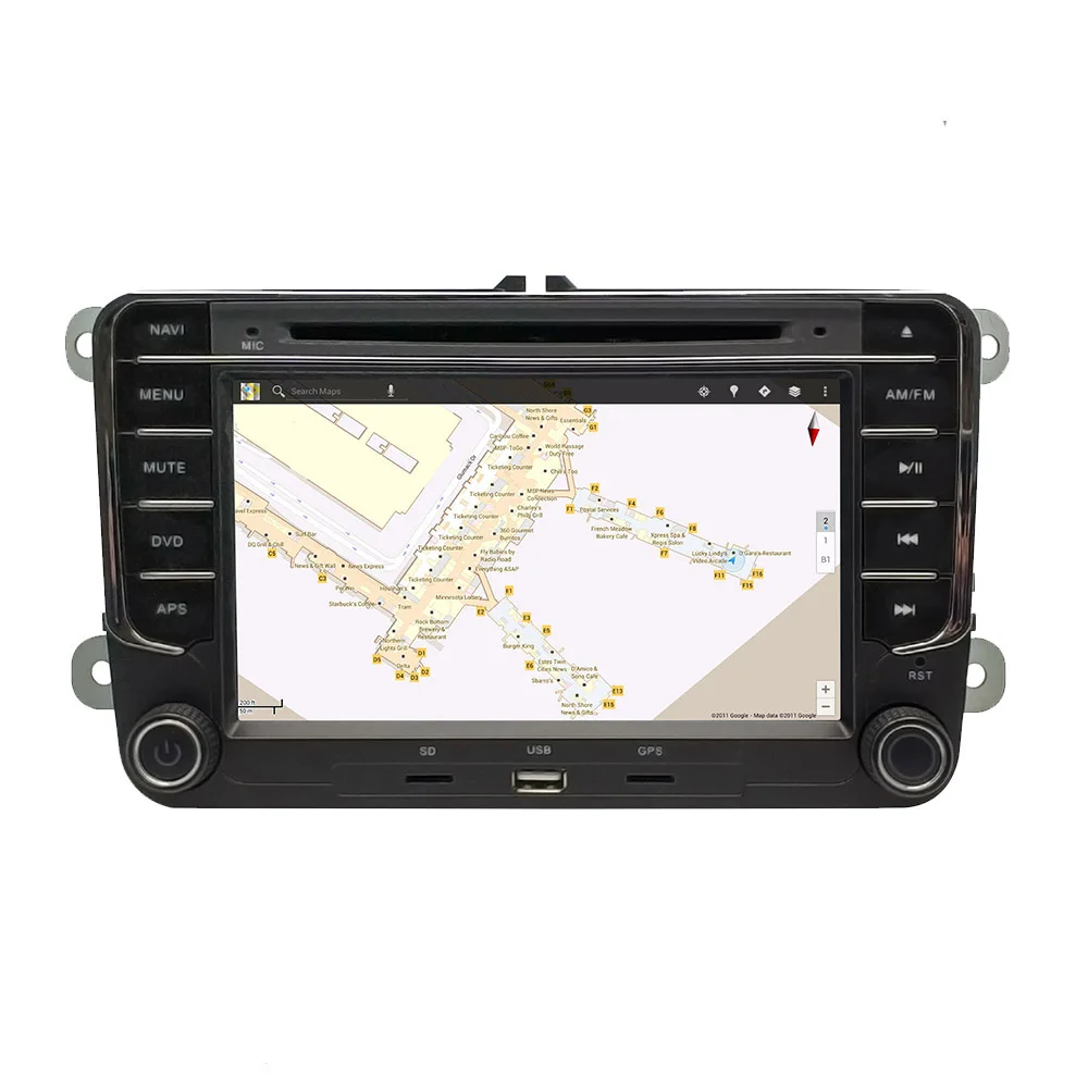 Автомагнитола 2 DIN 7 дюймов Android 8 1 универсальный автомобильный DVD плеер для Volkswagen VW