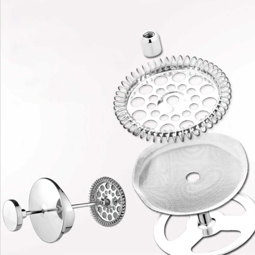 3 шт. многоразовые съемные сетчатые фильтры из нержавеющей стали Френч пресс для