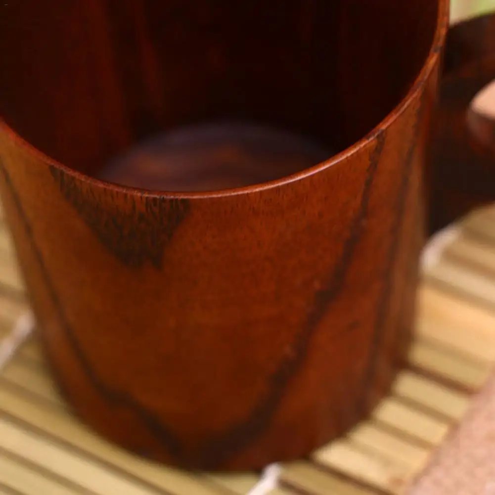 Деревянная чашка примитивная деревянная ручной работы посуда для завтрака пива