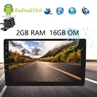 Автомагнитола 2DIN, 10,1 дюйма, Android 10,0, мультимедийный плеер, Универсальная автомобильная стереосистема, Gps-навигация, Bluetooth, видеоплеер, автомобильная стереосистема
