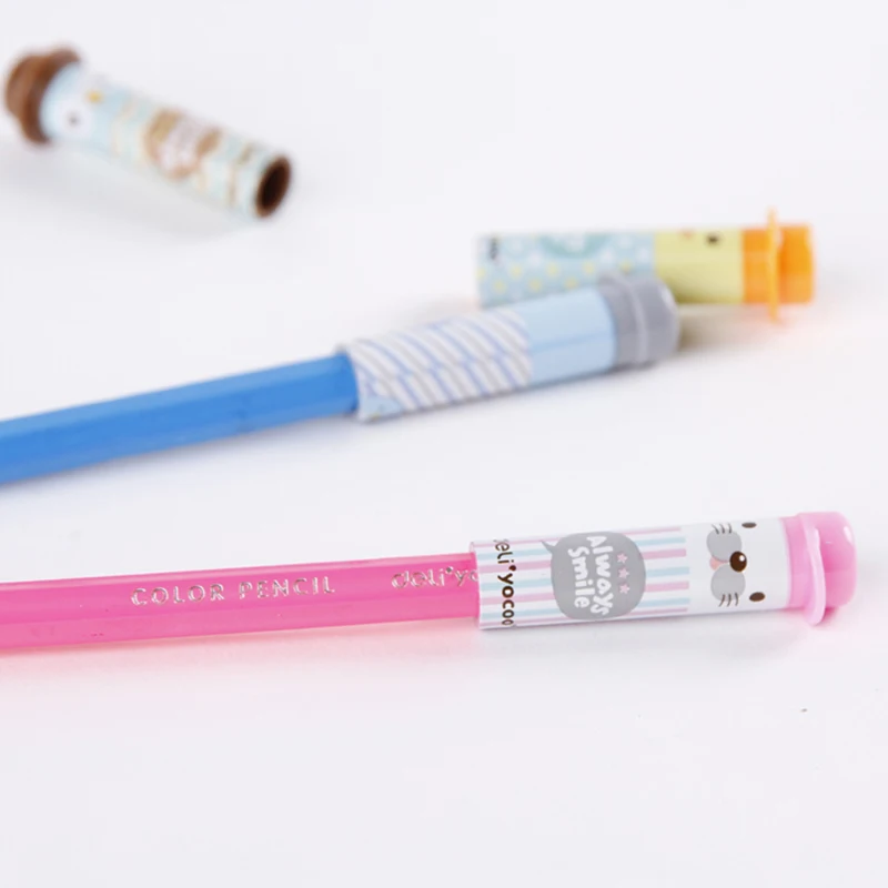 Милый силиконовый пенал Kawaii мультипликационный расширитель ручки школьные