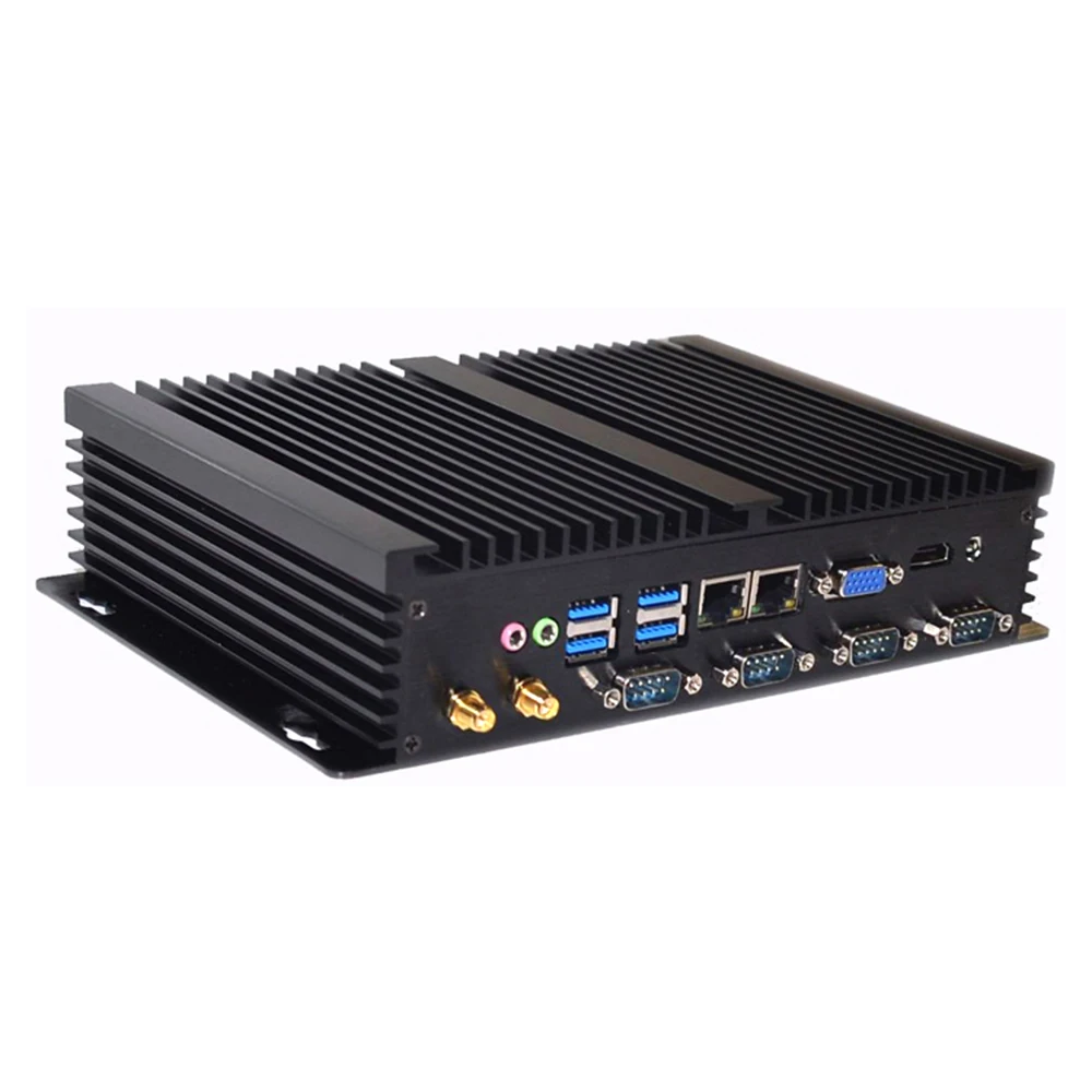 Промышленный мини компьютер Eglobal прочный два NIC intel core i5 3317U celeron 1037U windows XP/7/8/10 порты