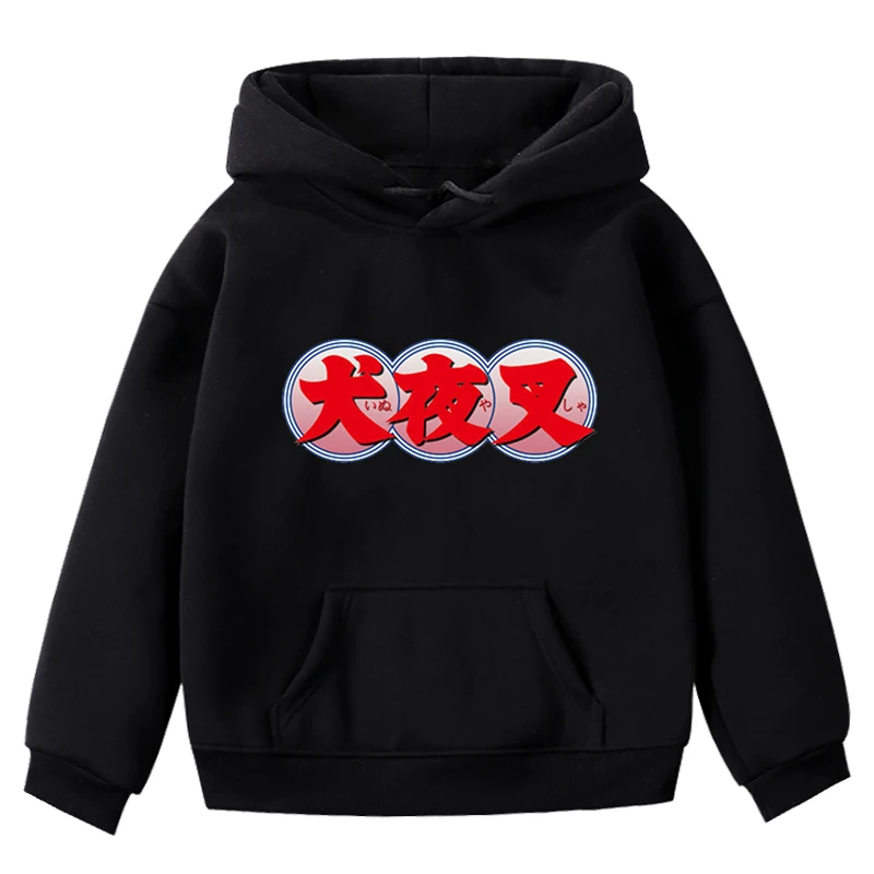 Inuyasha/Детские худи для мальчиков и девочек с длинными рукавами повседневные