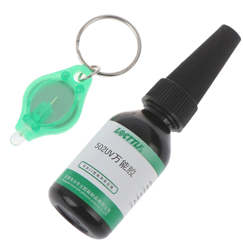 

1pc 10G 502 UV Glue Curing Adhesive Transparent Crystal Glass Dedicated Repair Universal Super UV Glue