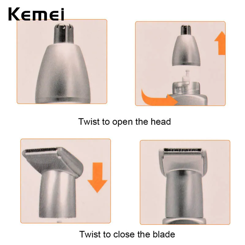 Перезаряжаемый триммер для носа удаление волос ушей машинка стрижки бровей усов