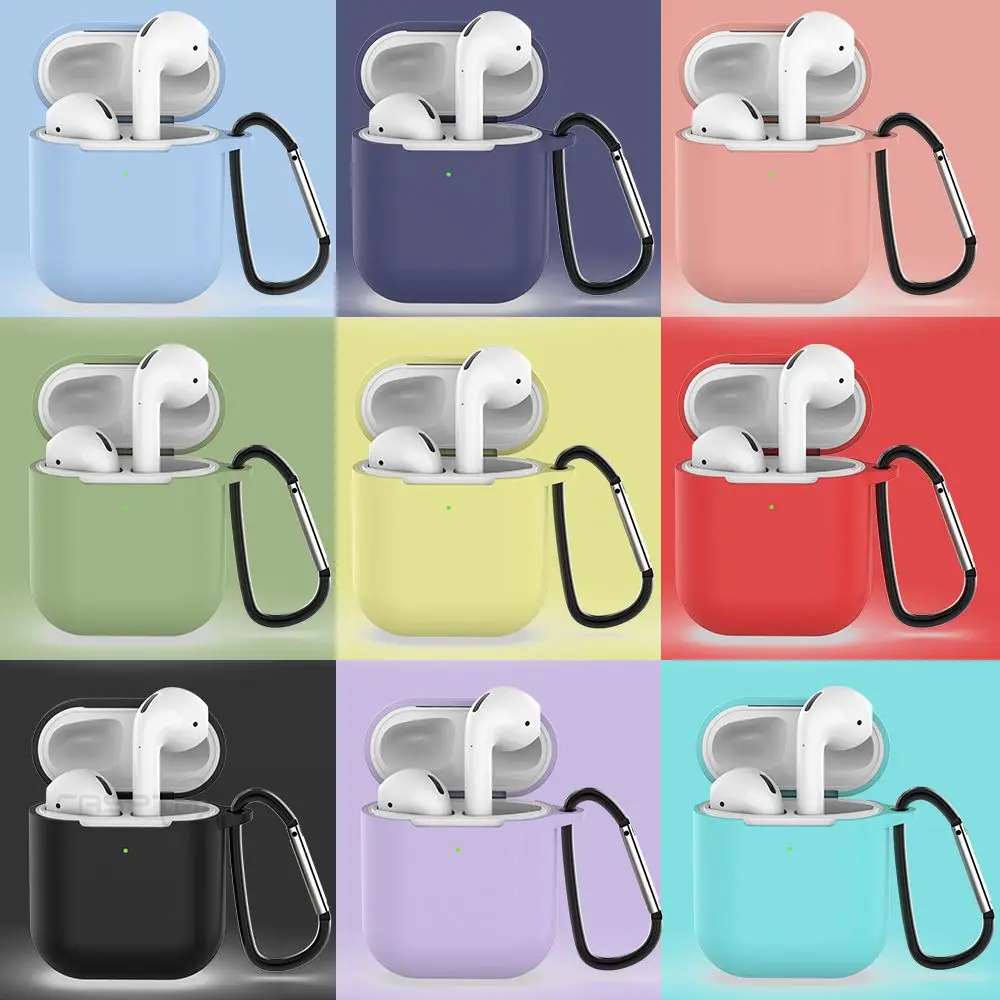 Для airpods 2 Чехол air стручки силиконовый чехол Беспроводной Bluetooth наушники для I20 i30 i40 i50 i60 i70 i80 i90 i100 i200 i300 I600