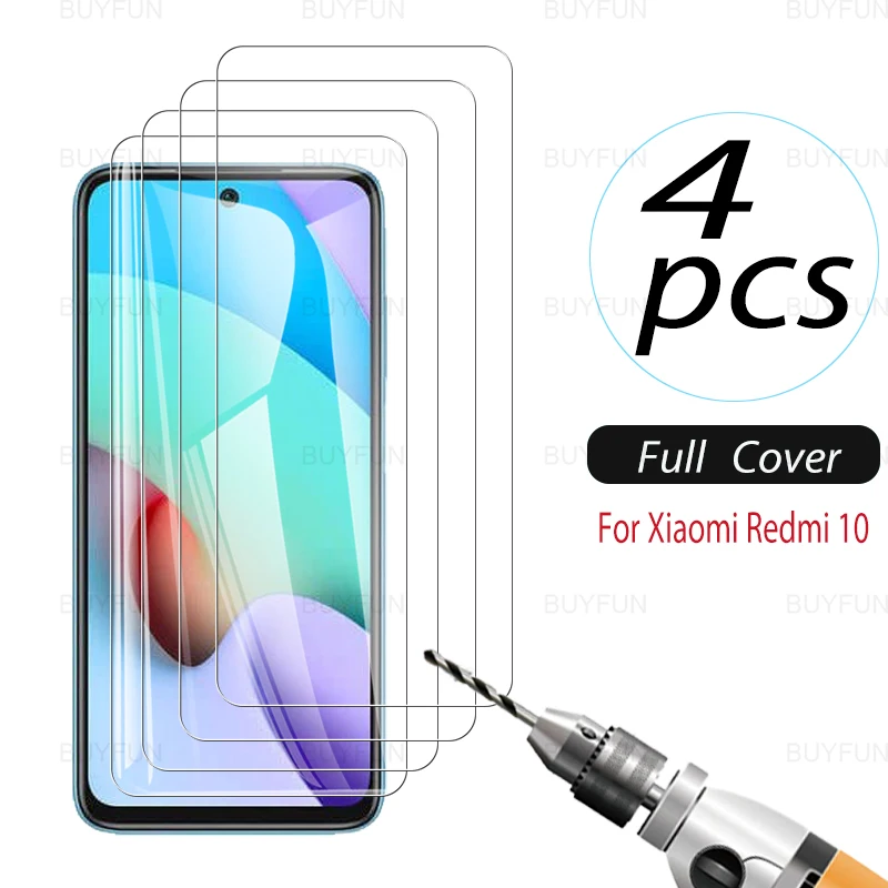 

Защитное стекло для Xiaomi Redmi 10, 6,5 дюйма, 4 шт.