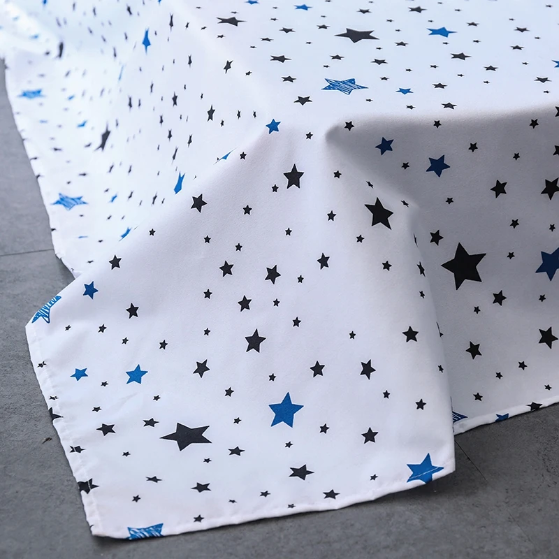 

Stay Blue Printing Bedding Set Duvet Quilt Cover+Sheet+Pillow Case Four-Piece