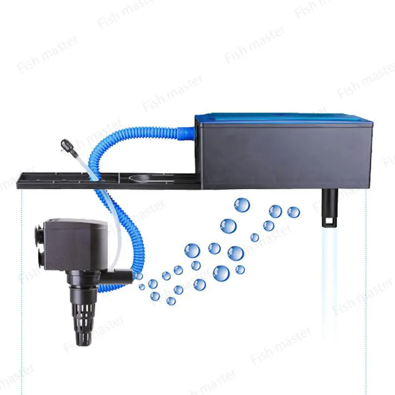 Многофункциональный внутренний аквариумный фильтр 3 в 1 погружной насос для
