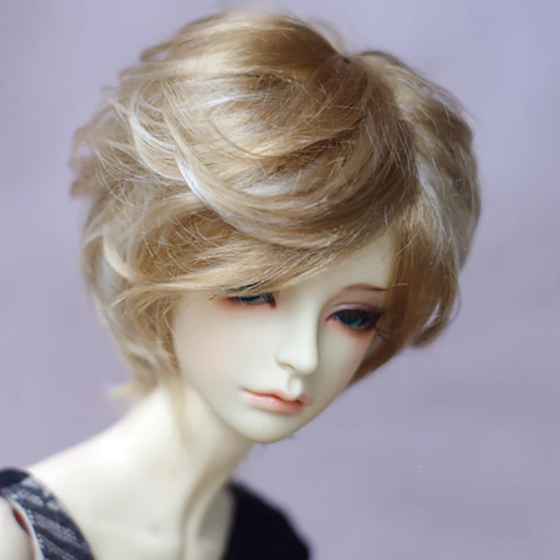 

Bybrana BJD Doll 1/3 1/4 1/6 With Mohair Wig Light Gold Brown Black
