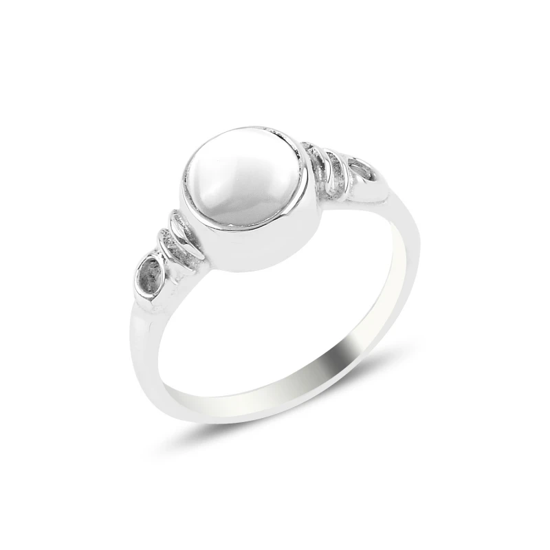 

Серебряное белое Обручальное Кольцо Кошачий глаз Silverlina