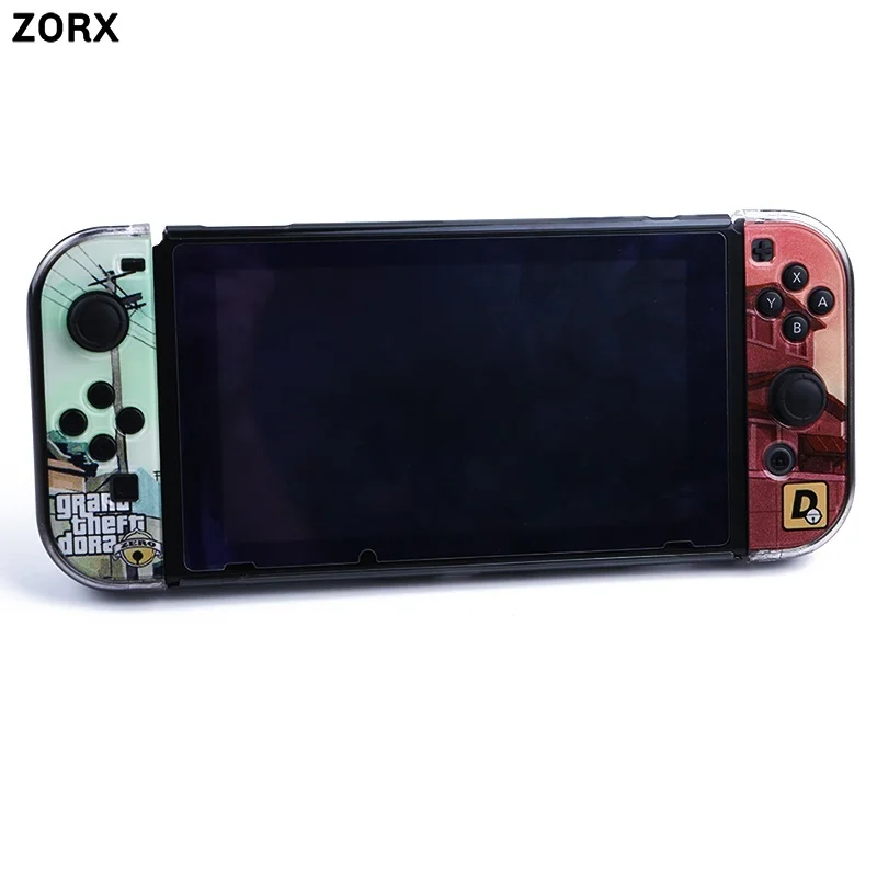 

For NS Nintend Switch Protector Console Cover Plate Case Shell Set Dockable Direct Dock Joy-con Xenoblade 2/Zeldar/Splatoon2