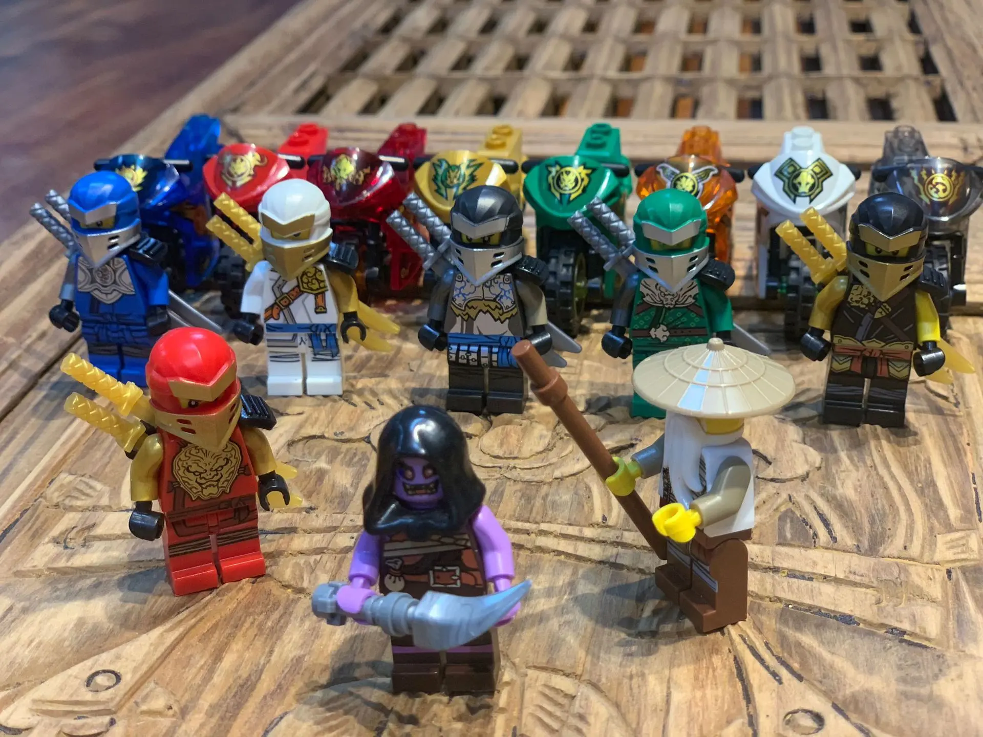 14PCS/SET DIY Motorcycle Ninja Team Building Blocks Kit Bricks Set Classic Mini Movie Figures Model Kid Toys For Children | Игрушки и
