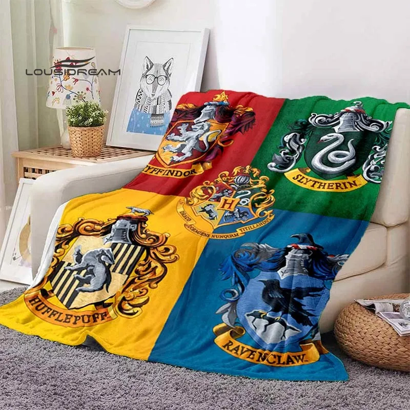 Одеяло Магическая Академия Модное кино Фланельный кроватный плед Мягкий 3D-напечатанный покрывало для дивана, путешествий, кемпинга Теплое одеяло.