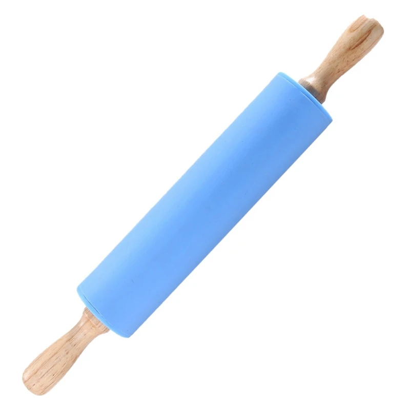

Скалка Venlohome из силикона с деревянной ручкой