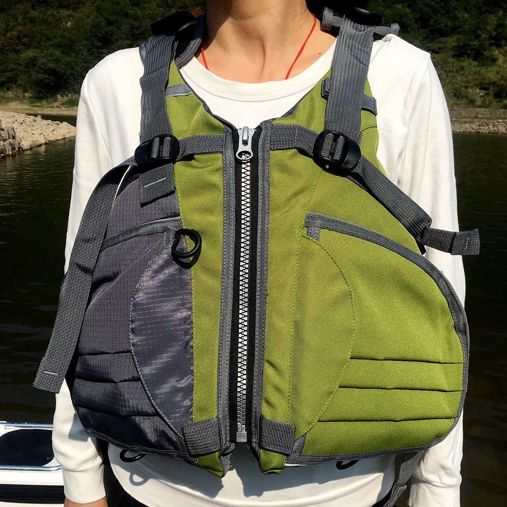 Защитная куртка GHOTDA спасательный жилет для рыбалки плавающий плавания | Спорт и