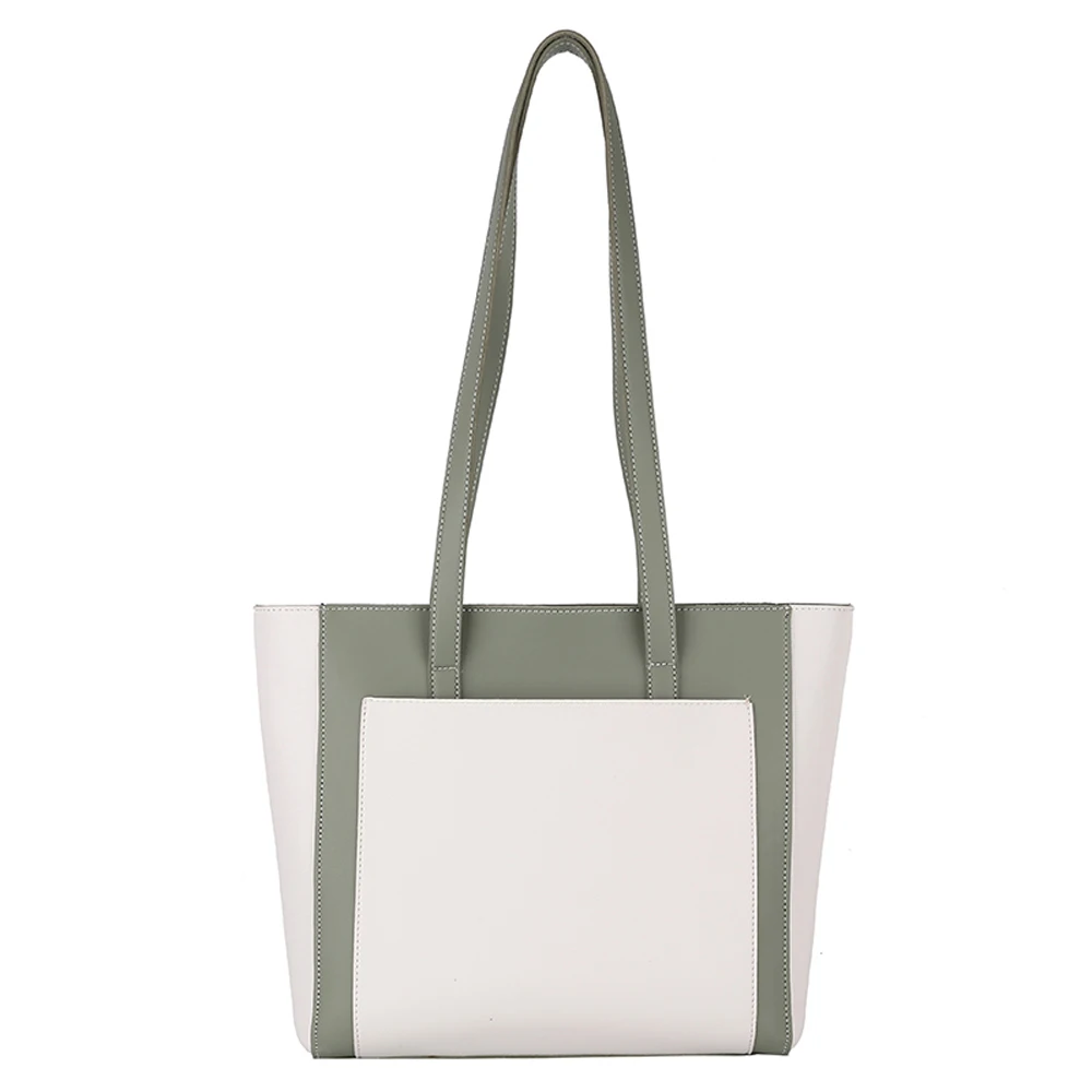 

Women's Bag,Travel, Color Contrast PU Leather Brand Designer,Fashion Handbag Women's Large Capacity Shoulder Bag,Girl's Purse