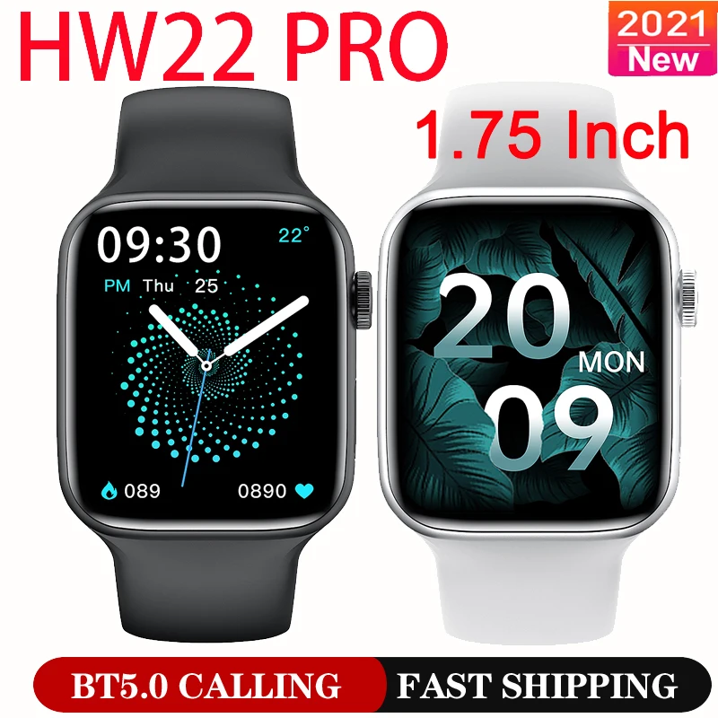 

New HW22pro Smart Watch Men Women Split Screen Display Original Body Temperature Monitor BT Call For Android IOS PK FK88