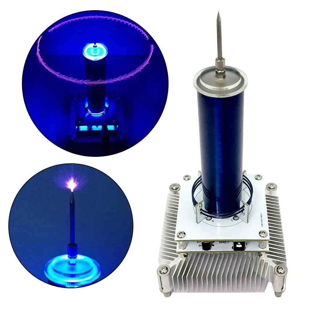 

Wireless Transmission Music Plasma Loudspeaker Tesla Base Shell Arc Plasma Finished Electronic Diy Kit Toy Model