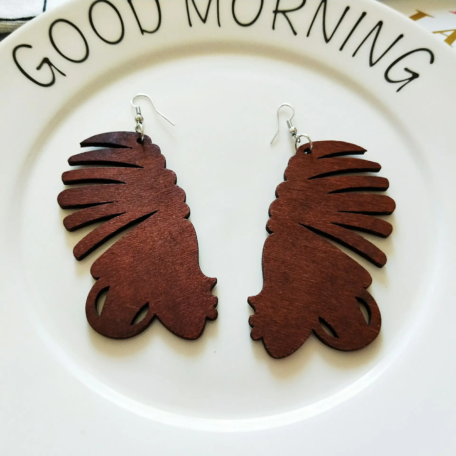 Этнические деревянные черные женские узоры сделай сам роспись афро Винтажные