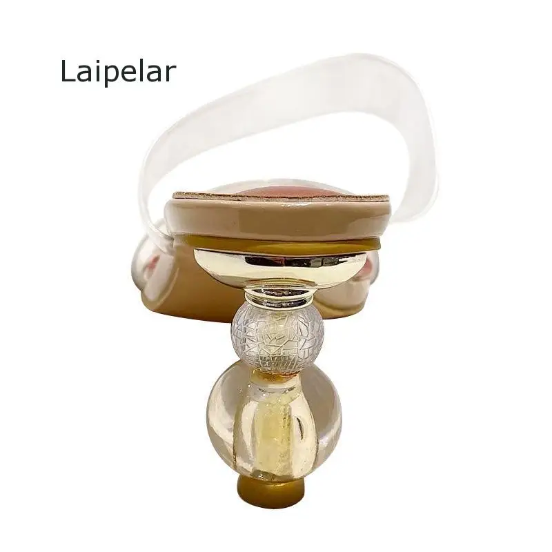 

Summer Retro Sandals Women Wear Personality Pvc Transparent Word with Special Shaped Heel High Heeled Square Fashion Slippers