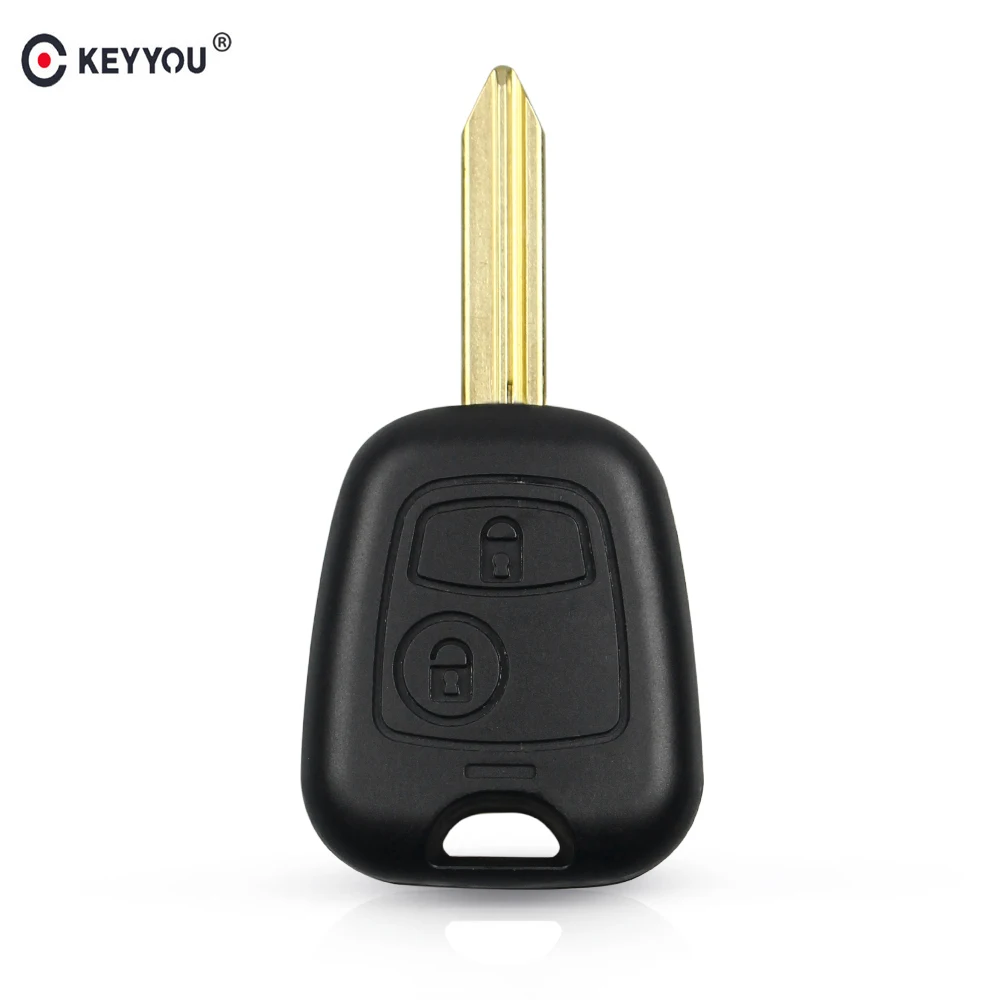 KEYYOU 2 кнопки дистанционного ключа флип-брелок автомобильный чехол для ключей для peugeot Partner Expert Boxer SX9 Blade