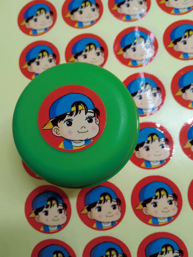 30 мм круглый глянцевый стикер с лейблом для упаковки печать на заказ | Канцтовары