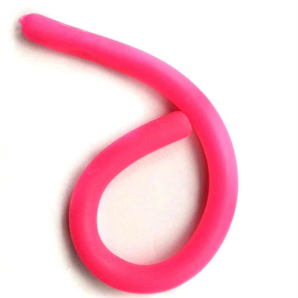

6Pcs Anti Stress Fidget Noodle Stretch Pull Twirl Strip Squeeze Sensory String Toy Stress Reliever