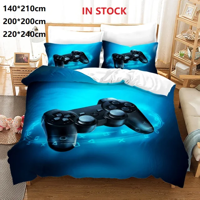 Игровой Комплект постельного белья с 3D принтом мультяшный для взрослых детей