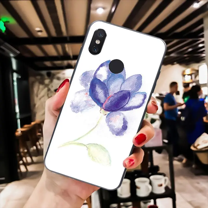 MaiYaCa акварельный цветок Одуванчик Лаванда Фиолетовый чехол для телефона Xiaomi Redmi8