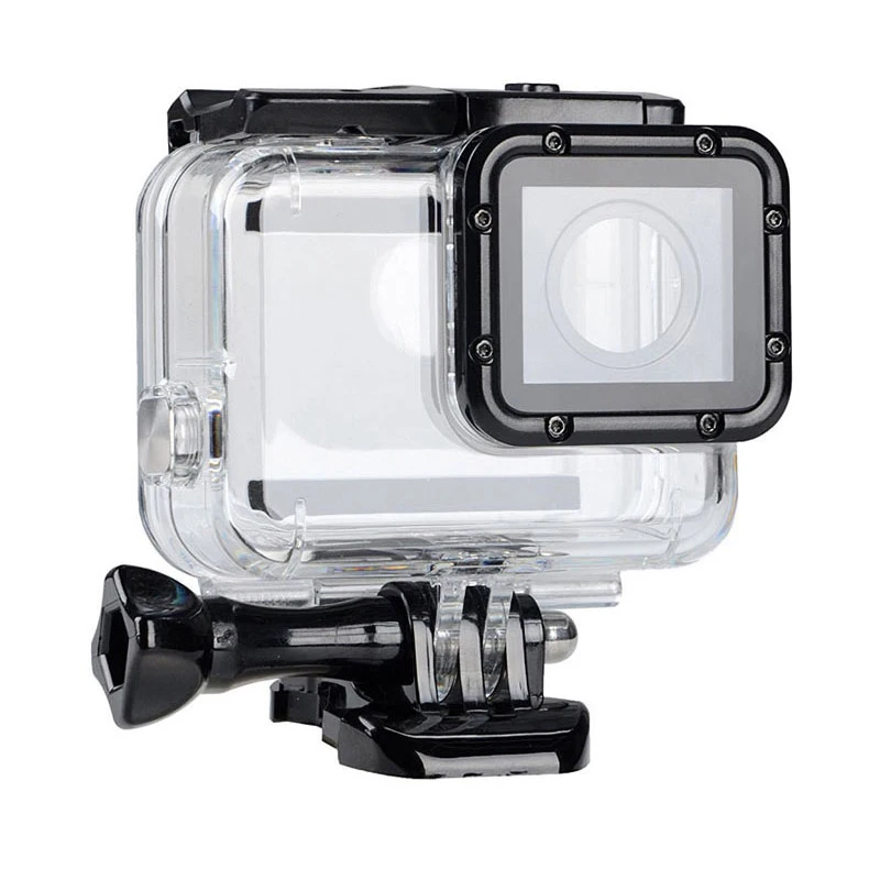 

50M/197ft Waterproof Case Touch Screen Underwater Diving Protective Cover Housing Mount for Go Pro Hero 6 5 7 Black Accessories