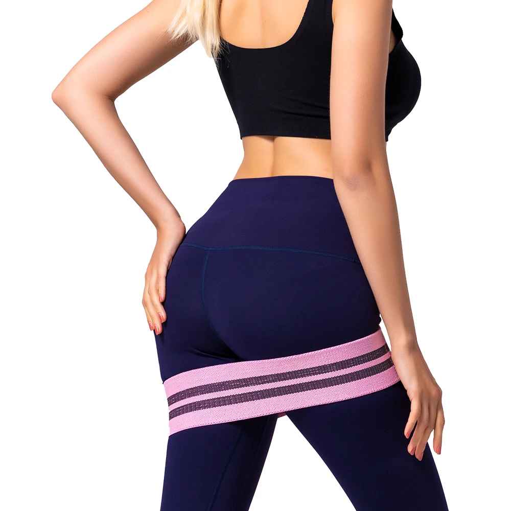 Fitness Rubber Band Elastic Yoga Resistance Bands Set Hip Circle Expander Gym Home Sport Leg Thigh Butt Squat Glute Equipment |