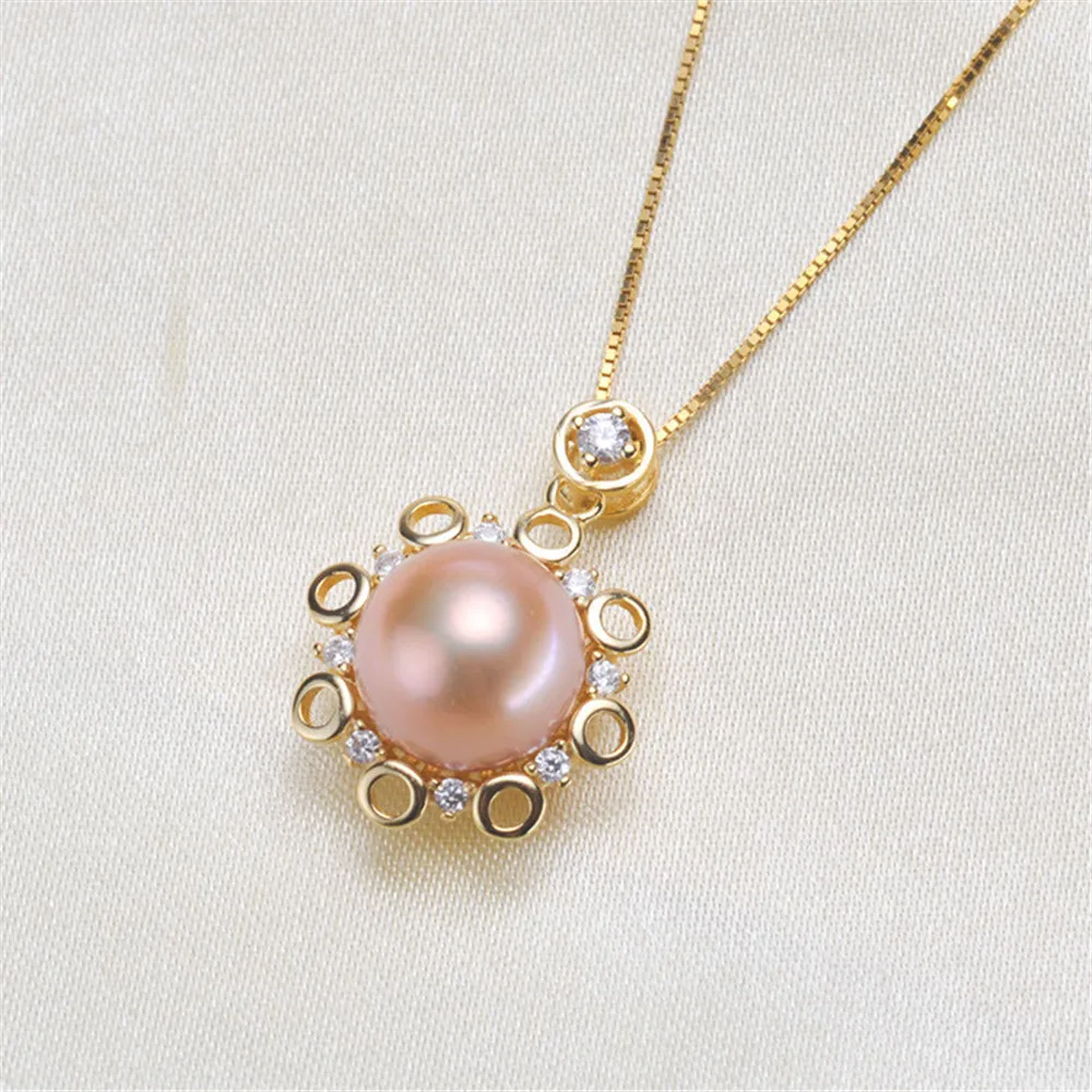 Уникальный дизайн 925 Серебряный кулон компонент фурнитура набор женские части