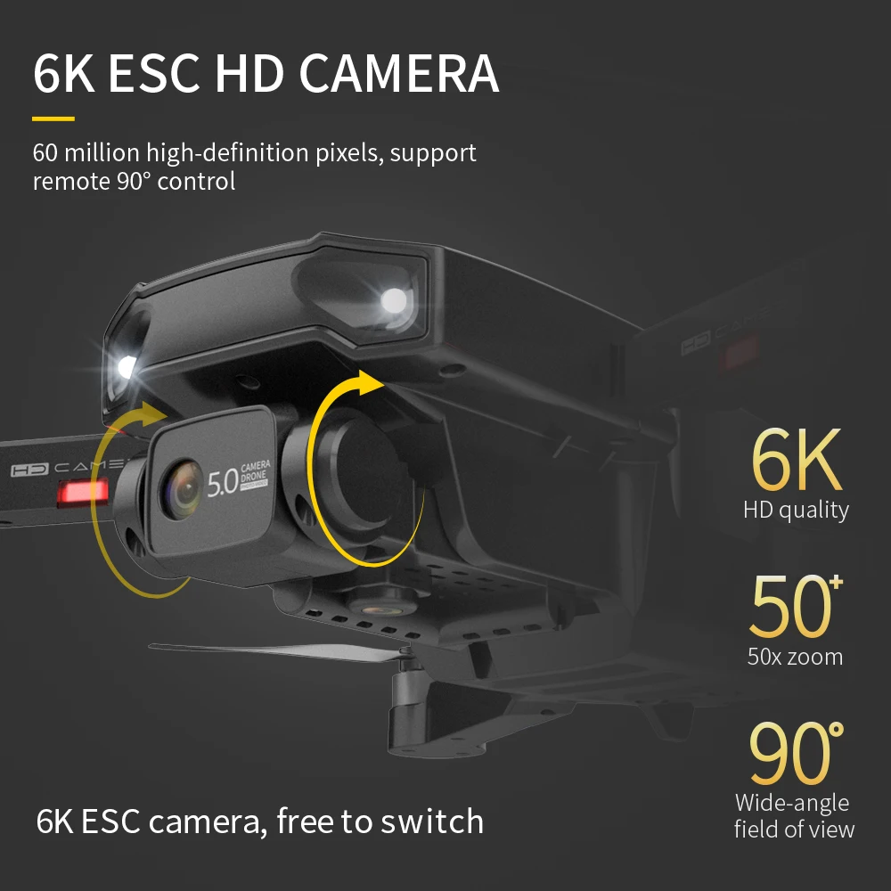 Складной Квадрокоптер S2 с HD-камерой 6K GPS FPV Wi-Fi | Электроника