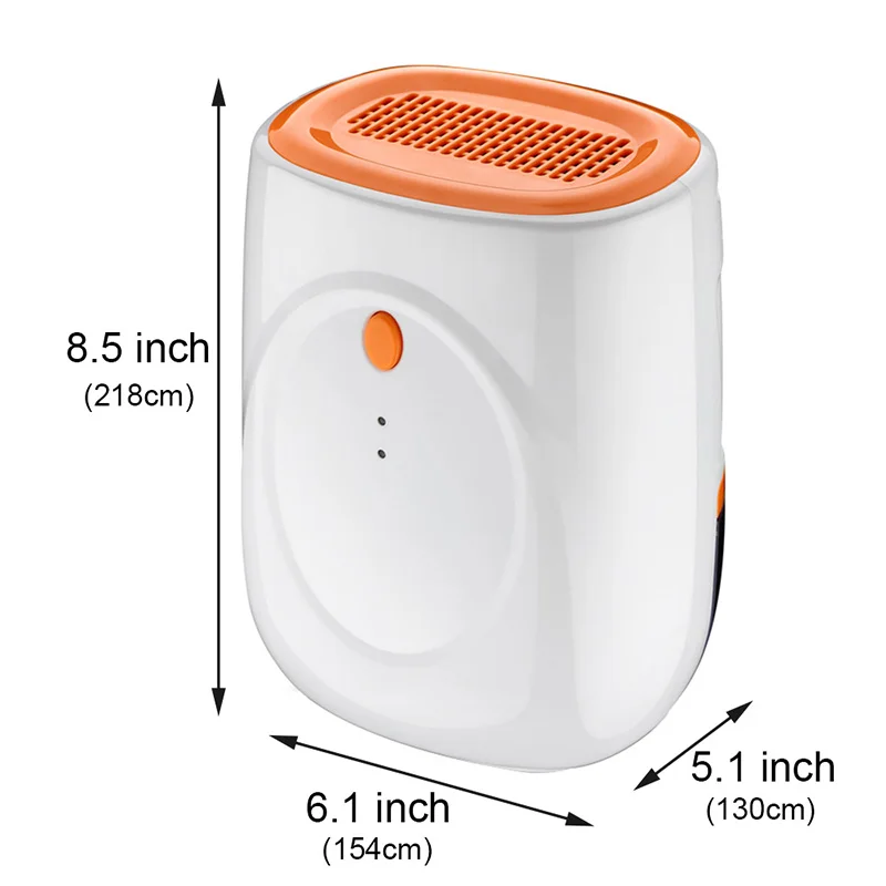 Мини осушитель для домашнего гардероба сушилка одежды 500 мл ультратихий воздуха