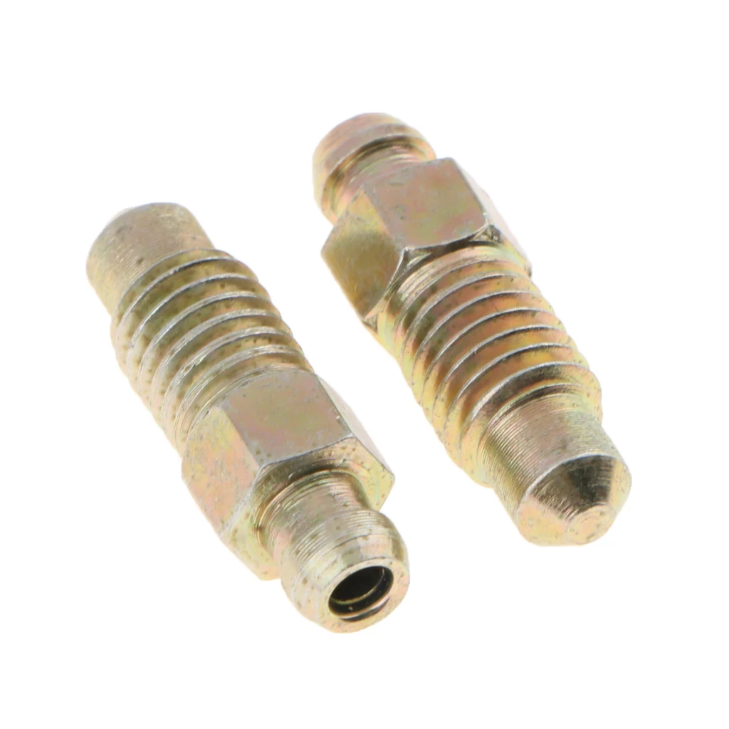 

10PCS Metal 25mm Brake Bleeder Screws M8*1.25mm For Car Motorcycle