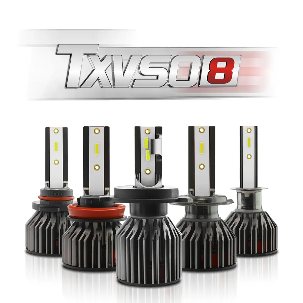 TXVSO8 2 шт. автомобиль лампы для передних фар H1 H7 9005/HB3 9006/HB4 H8/H9/H11 9012 H4 H/L CSP