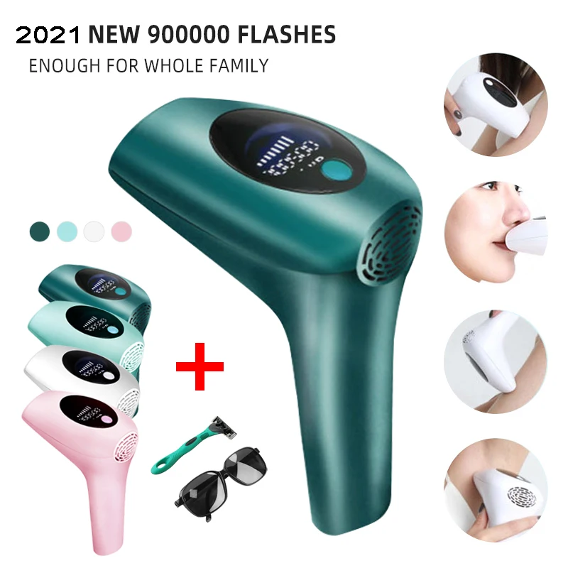 

Women 999999 Flashes IPL Laser Epilator Electric LED Hair Removal Body Bikini Shaver Painless Photo Epilation Trimmer Depilador