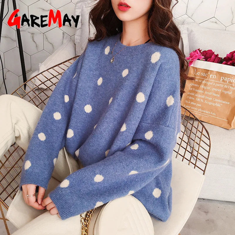 Осенний и зимний свитер женский свободный корейский вариант нового пуловера с