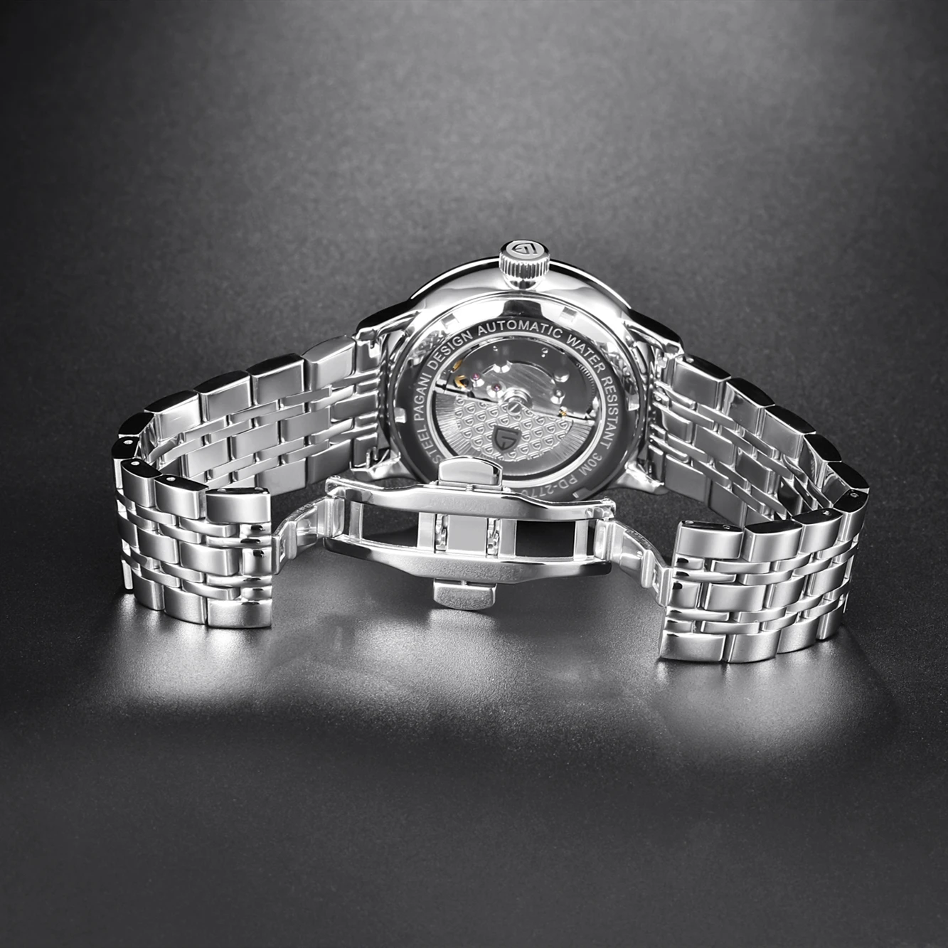 

PAGANI Casual Fashion Stainless Steel Men Watch Luxury Top Brand Waterproof Automatic Mechanical Watches Relogio Masculino