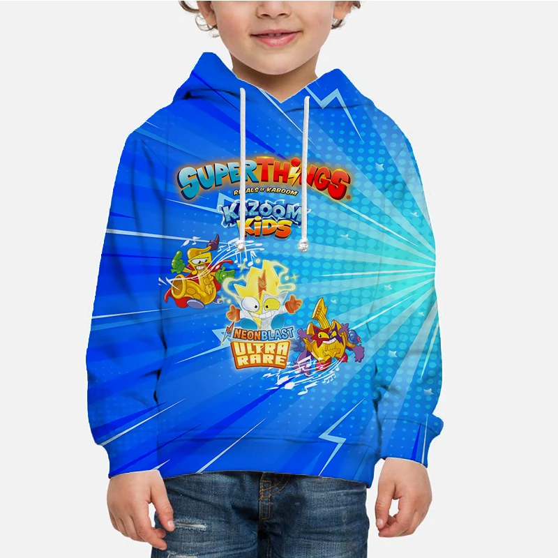 

Neonblast Superthings 8 Kazoom Kids 3D Print Hoodies Toddler Boy Girl Cartoon Sweatshirt Child Anime Pullover Sudadera Outwear