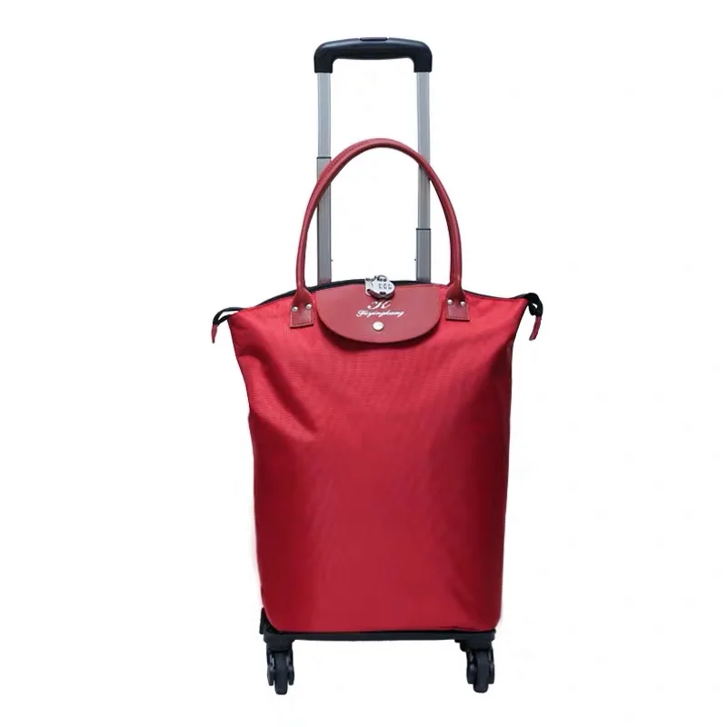 New shopping trolley suitcase cart shopping bag waterproof large shopping luggage grocery household detachable trolley cart