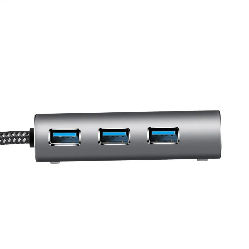 Сетевая карта Type C 3 1 USB RJ45 гигабитная сетевая + 0 концентратор Бесплатный