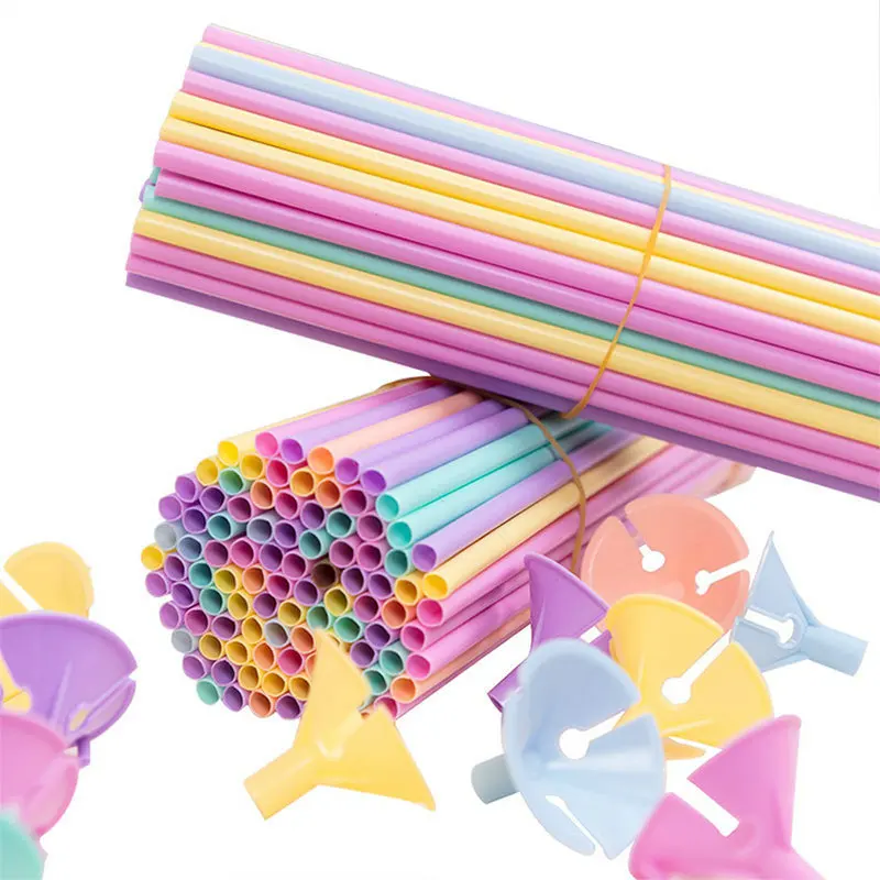 

Аксессуары для декоративных шаров макарон, розовые, синие, оранжевые, фиолетовые шары, поддержка шара, 100 шт., оптовая продажа