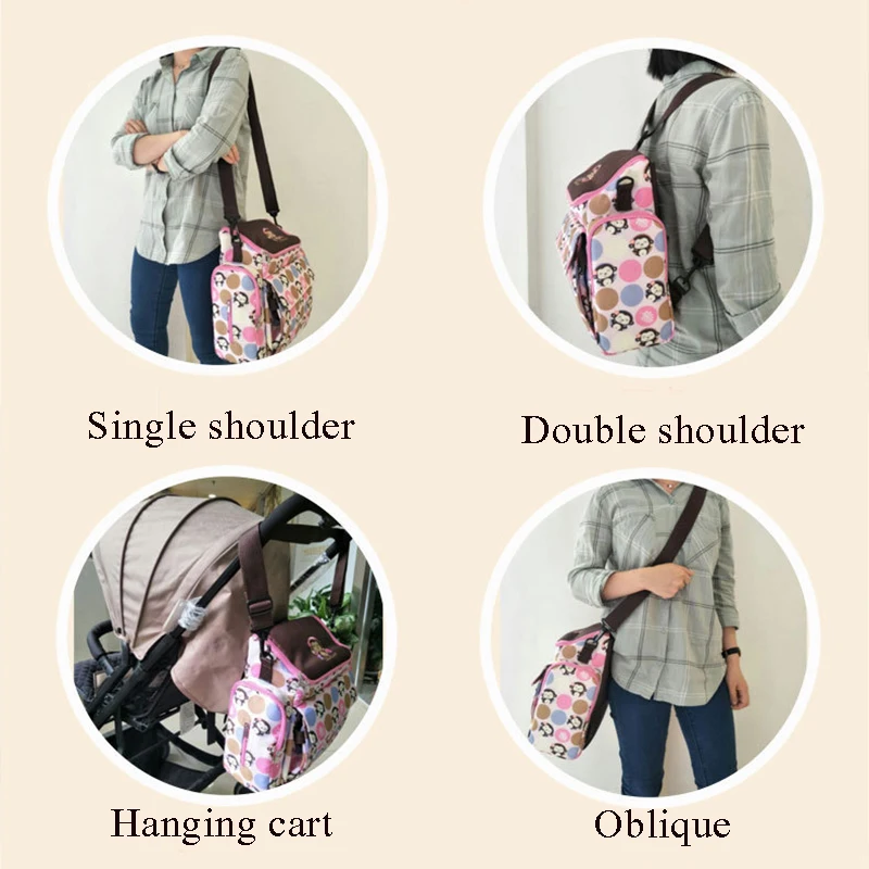 en Ucuz Yemek Sandalyesi çantası çok Fonksiyonlu Land Annelik Bezi çanta Arabası Büyük Kapasiteli Bebek çantası Seyahat Backopack Nappy çanta