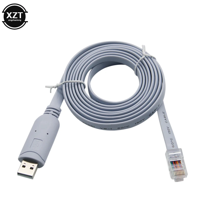 1 8 м Pl2303ra USB Rs232 к RJ45 кабель для консольного кабеля маршрутизатора Ftdi