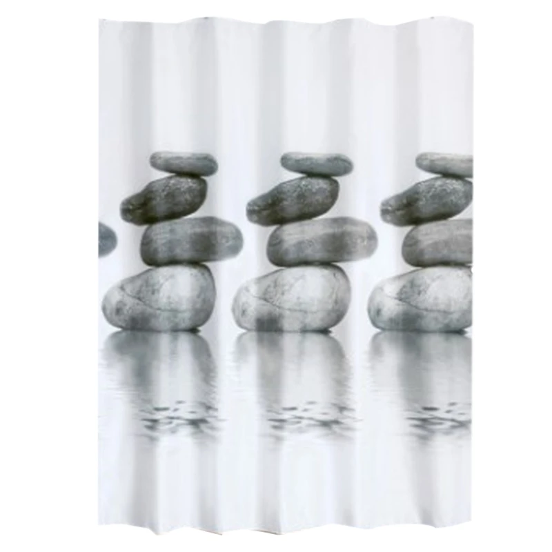 3D печать водонепроницаемый ванная занавеска s Настоящее толстое покрытие