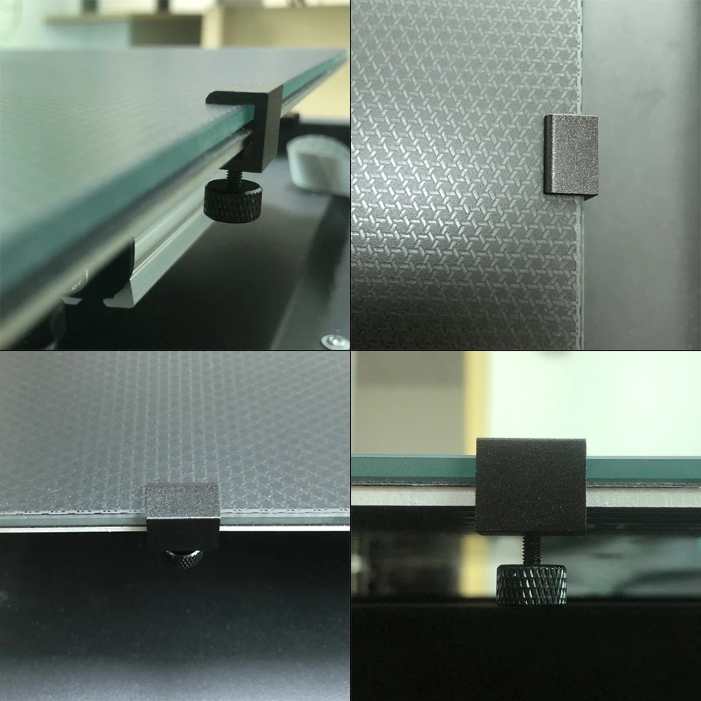 3DSWAY 3D Pritner Запчасти 4/8 шт. Стекло с подогревом зажим радиатор клип Алюминиевый