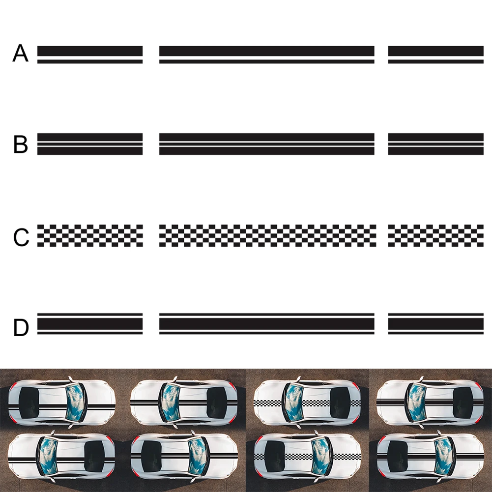 

Hot Sale Long Stripe Car Stickers Car Fashion Decals Vinyl Motorsports Stickers Car Decoration Accessories Fast Shipping